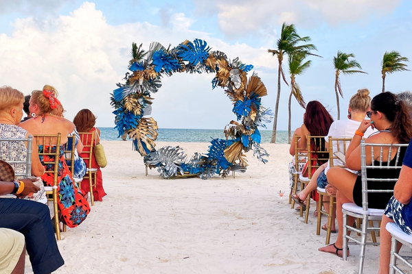 Beach ceremony at Dreams Cap Cana